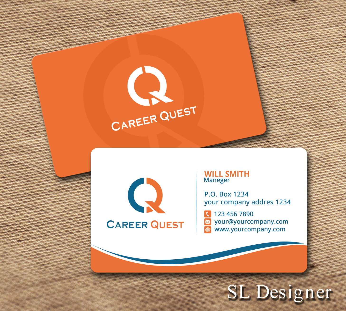 Design de Carte de Visite par SL Designer pour Career Quest | Design #12494494