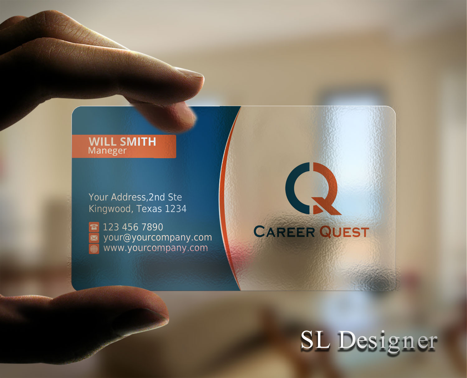 Diseño de Tarjeta de Presentación por SL Designer para Career Quest | Diseño #12494496