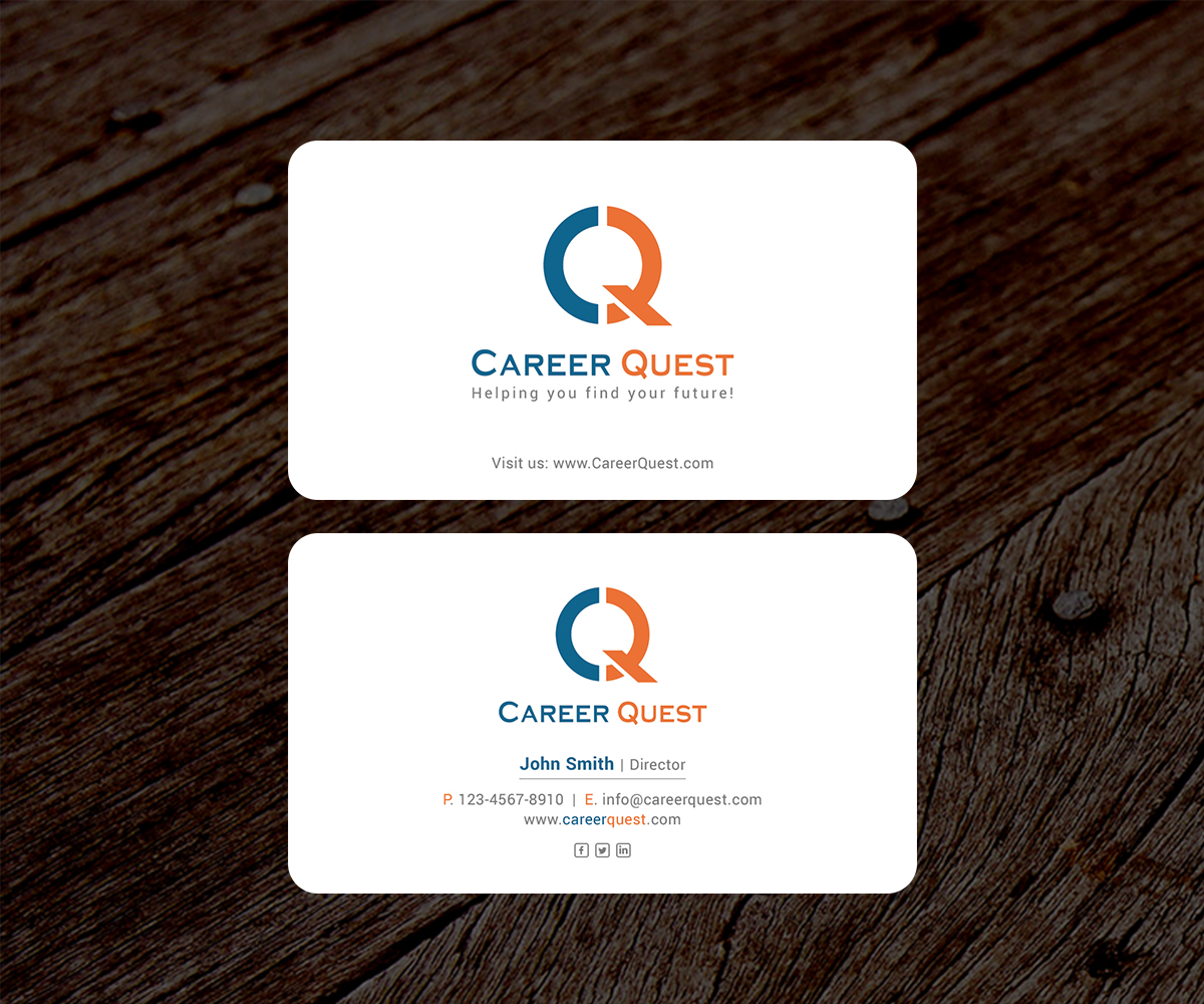 Business Card Design by SS_Designs for Career Quest | Design #12491325