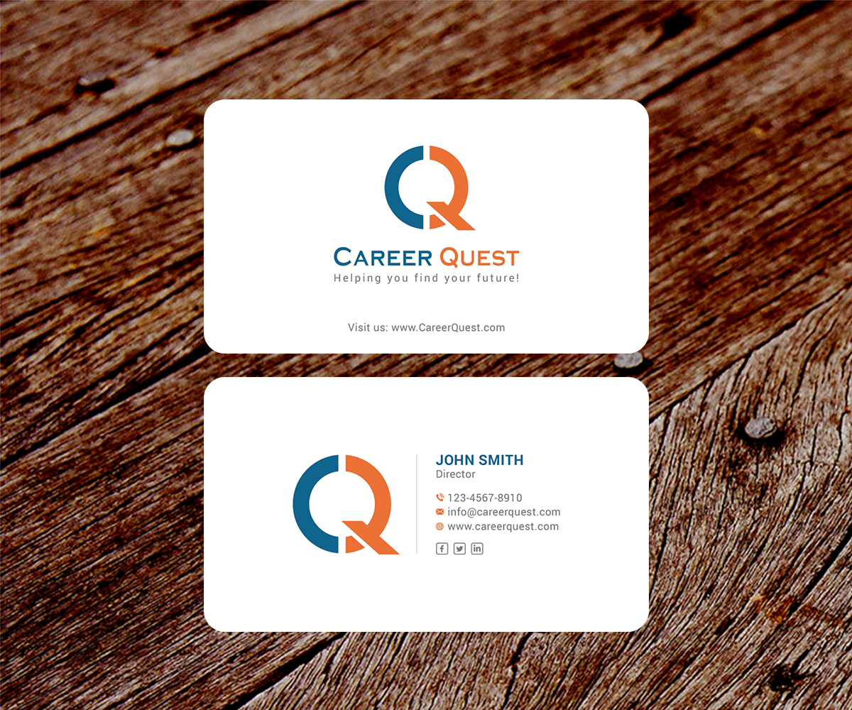Business Card Design by SS_Designs for Career Quest | Design #12491458