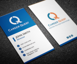 Business Card Design by Graphic Flame for Career Quest | Design: #12536734