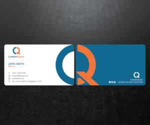 Business Card Design by Graphic Flame for Career Quest | Design: #12536778