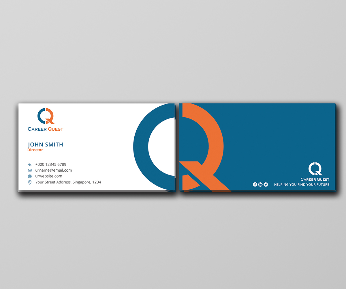 Business Card Design by Graphic Flame for Career Quest | Design #12536788