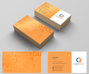 Design de Carte de Visite par ANGraph pour Career Quest | Design : #12524124