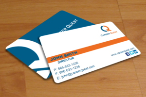Business Card Design by daredevilarsalan for Career Quest | Design #12532607