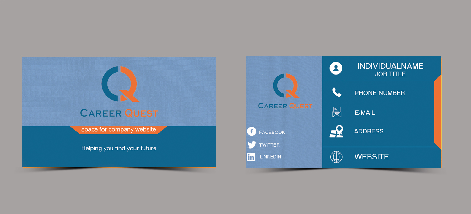 Business Card Design by Galpa_Design for Career Quest | Design #12591340