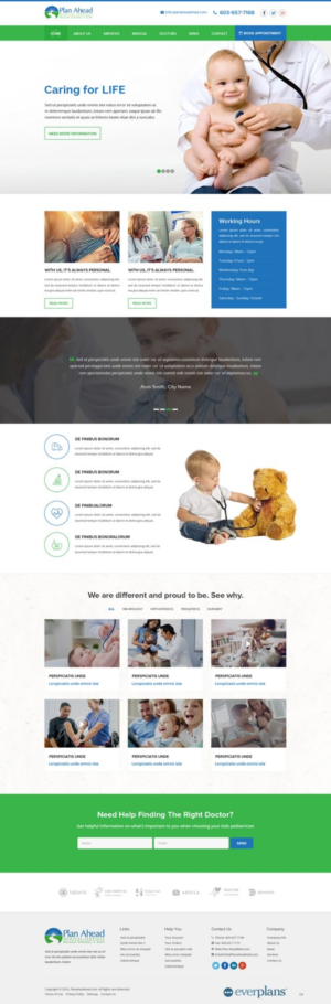 Wordpress Design by pb for Plan Ahead Medical Services | Design: #12521202