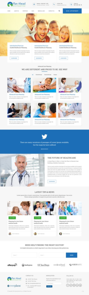 Wordpress Design by pb for Plan Ahead Medical Services | Design: #12521203