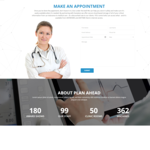 Wordpress Design by Faisal Raza Ishaq for Plan Ahead Medical Services | Design #12591682