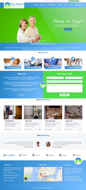 Wordpress Design by cCopilot for Plan Ahead Medical Services | Design: #12570549