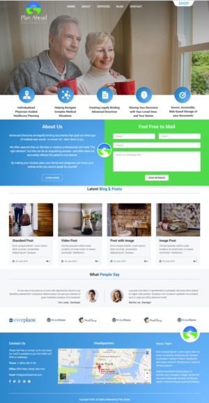 Wordpress Design by cCopilot for Plan Ahead Medical Services | Design: #12570558