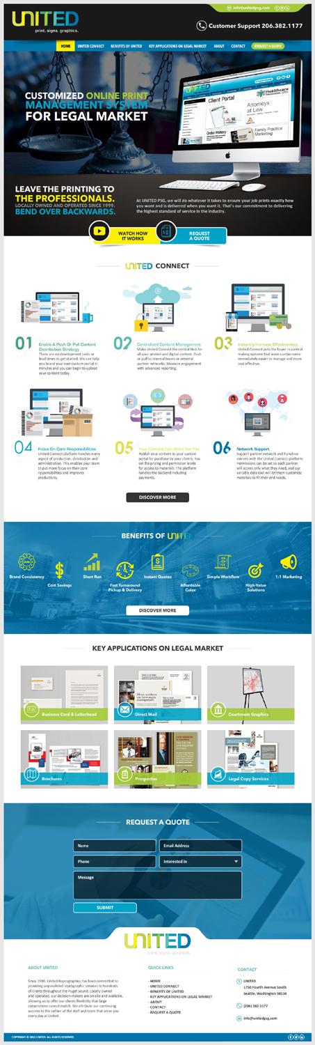 Landing Page Design by -Marc- for ShipIT | Design #12531656