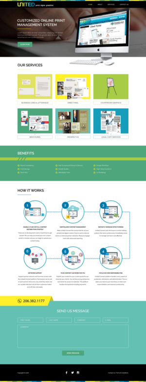 Landing Page Design by Lauren