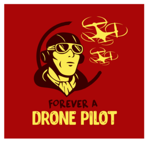 T-Shirt Design for people that fly drones | Diseño de Camiseta por Synthesis