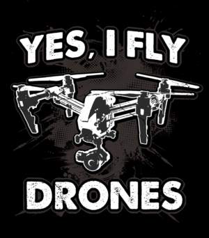 T-Shirt Design for people that fly drones | Diseño de Camiseta por erwin87