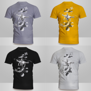 T-Shirt Design for people that fly drones | Diseño de Camiseta por Kero