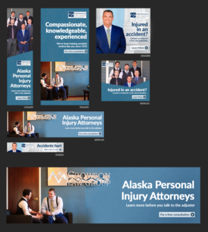 Personal Injury Law Firm in Alaska Needs a Banner Ad Design | Banner-Design von ravi_k5