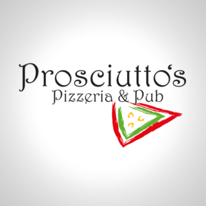 Diseño de Logo por Péter para Prosciutto's Pizzeria & Pub | Diseño: #12493289