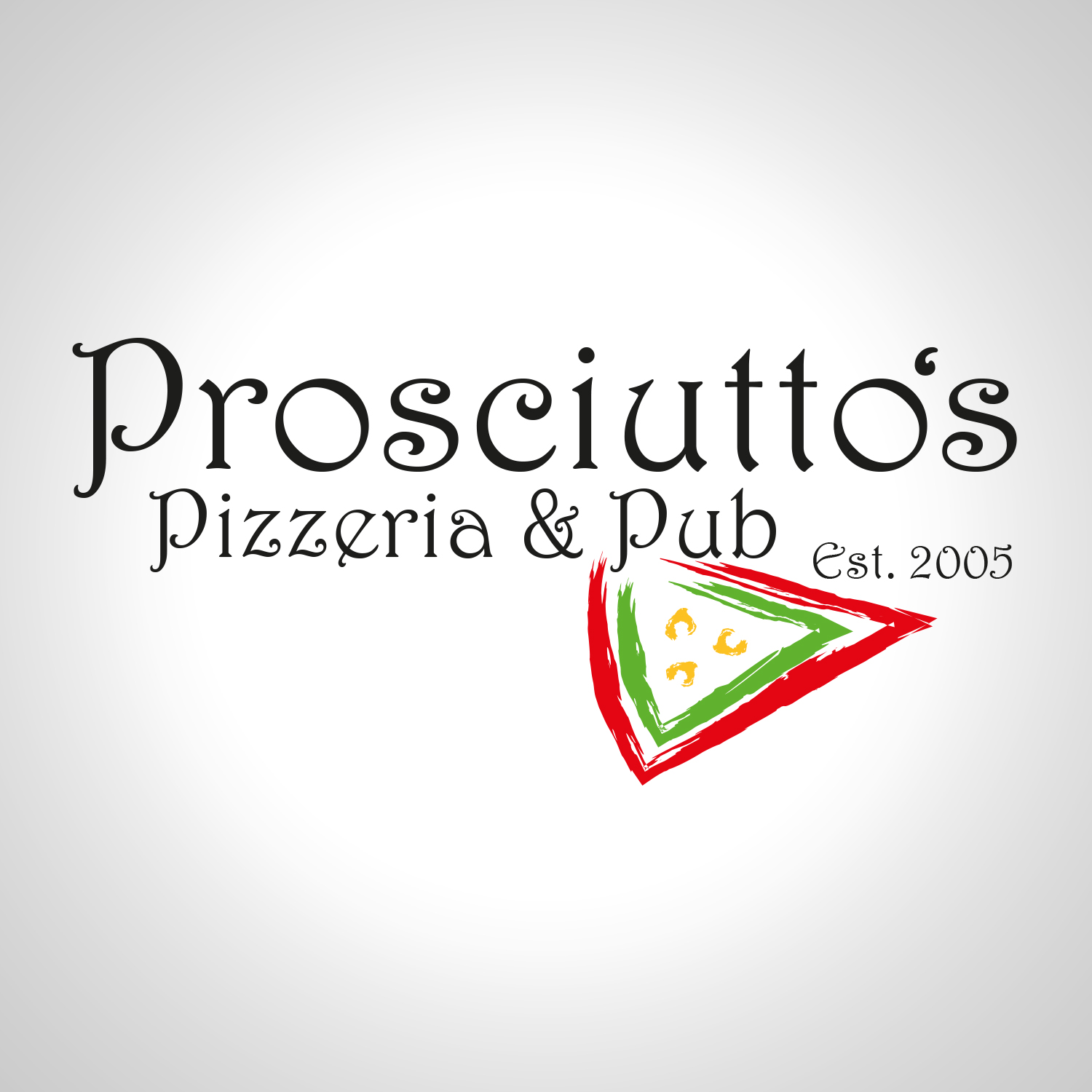 Diseño de Logo por Péter para Prosciutto's Pizzeria & Pub | Diseño #12493321