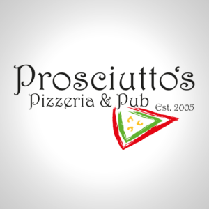 Diseño de Logo por Péter para Prosciutto's Pizzeria & Pub | Diseño: #12493321