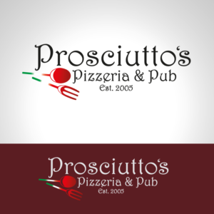 Diseño de Logo por Péter para Prosciutto's Pizzeria & Pub | Diseño: #12493793