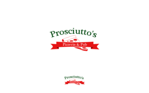 Diseño de Logo por Triple22A para Prosciutto's Pizzeria & Pub | Diseño: #12591546