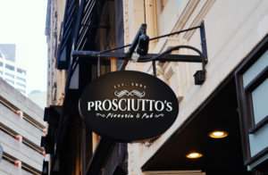 Logo Design by GLDesigns for Prosciutto's Pizzeria & Pub | Design: #12490054