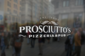 Logo Design by GLDesigns for Prosciutto's Pizzeria & Pub | Design: #12548378