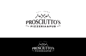 Logo Design by GLDesigns for Prosciutto's Pizzeria & Pub | Design: #12549577