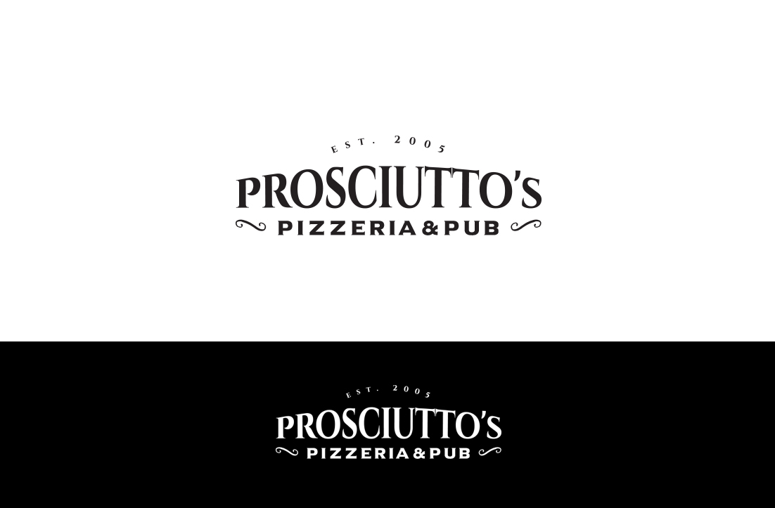 Logo-Design von GLDesigns für Prosciutto's Pizzeria & Pub | Design #12549589