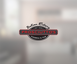 Logo Design by MilM for Prosciutto's Pizzeria & Pub | Design #12593006