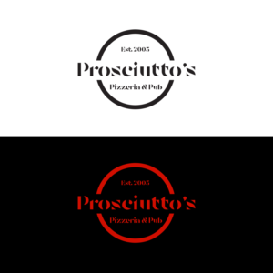 Logo Design by poetaa92 for Prosciutto's Pizzeria & Pub | Design #12493781