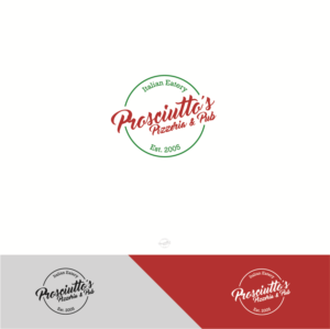 Logo Design by Jamie Designs for Prosciutto's Pizzeria & Pub | Design #12494180