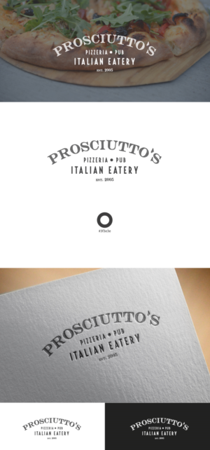 Logo Design by Zane_Graph_Design for Prosciutto's Pizzeria & Pub | Design: #12552963