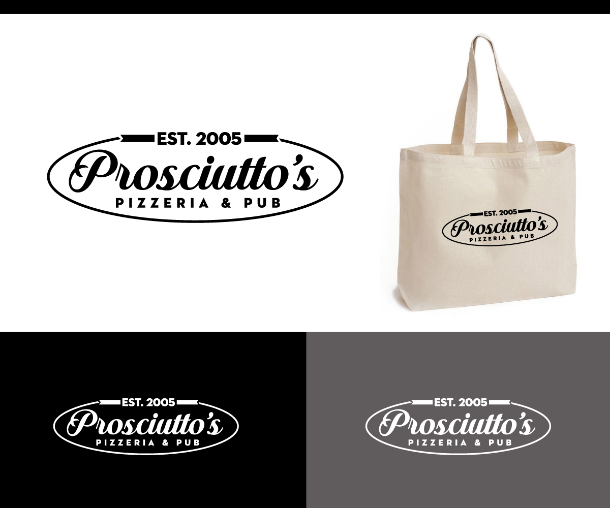 Logo-Design von e-graphics für Prosciutto's Pizzeria & Pub | Design #12493915