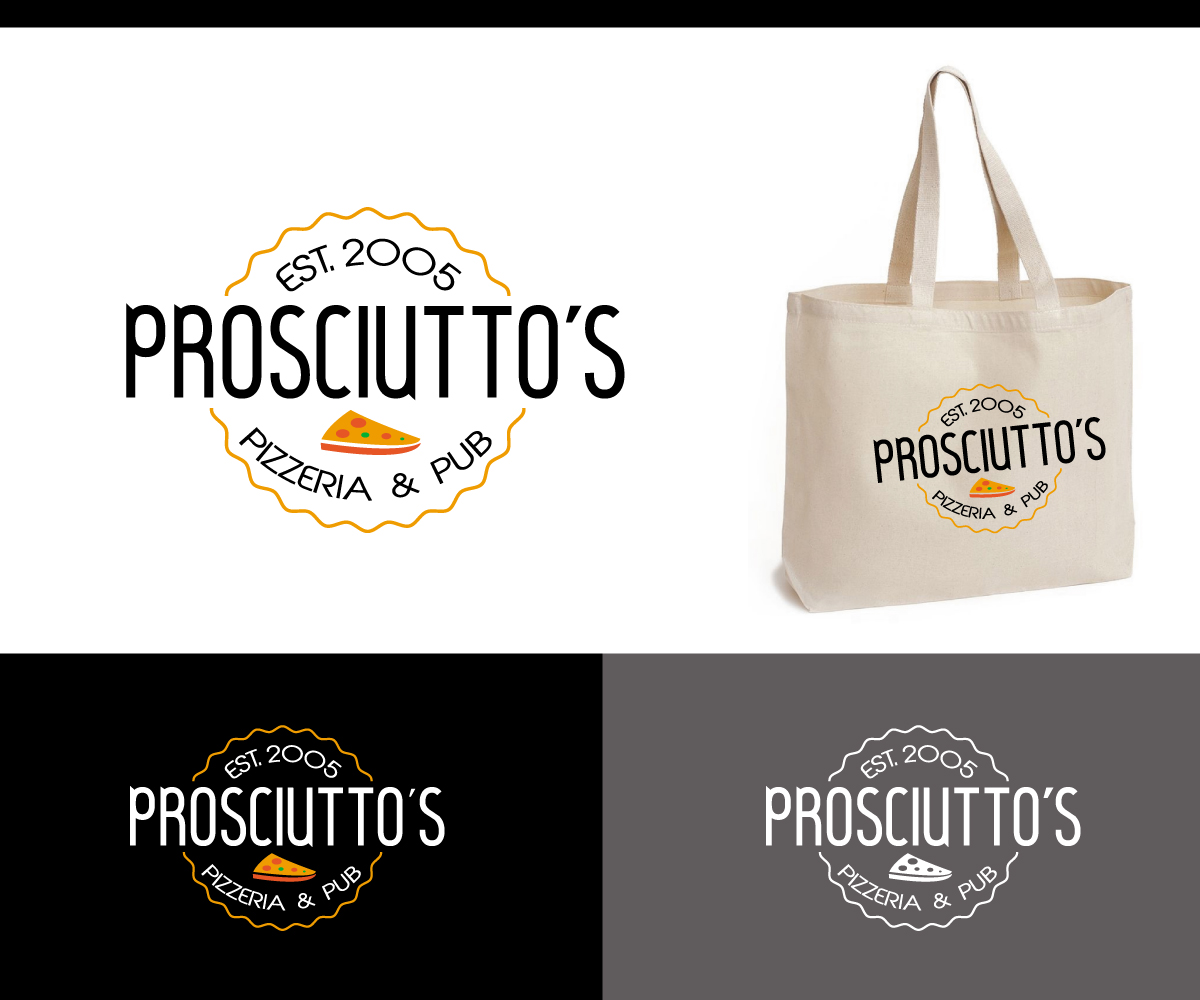 Logo-Design von e-graphics für Prosciutto's Pizzeria & Pub | Design #12493916