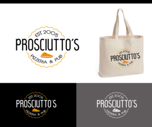 Logo Design by e-graphics for Prosciutto's Pizzeria & Pub | Design: #12493916