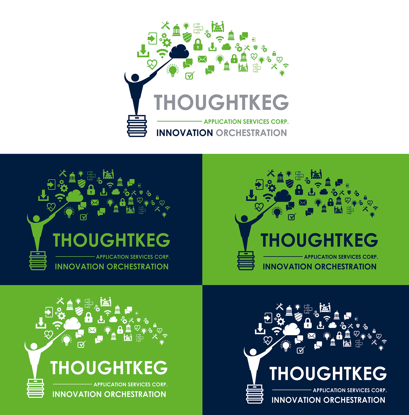 Logo-Design von Abaan für Thoughtkeg Application Services Corp. | Design: #12563555