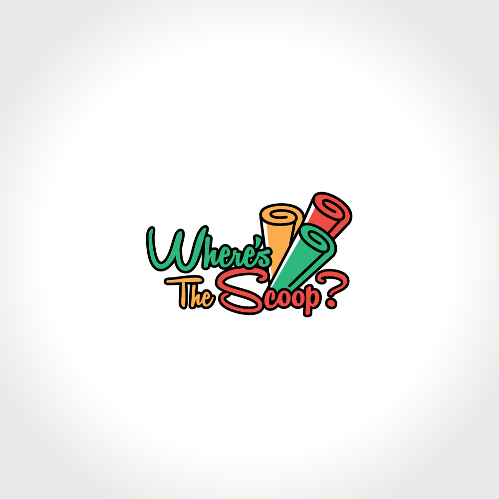Logo Design by Sujit Banerjee for Where's The Scoop?  | Design #12616706