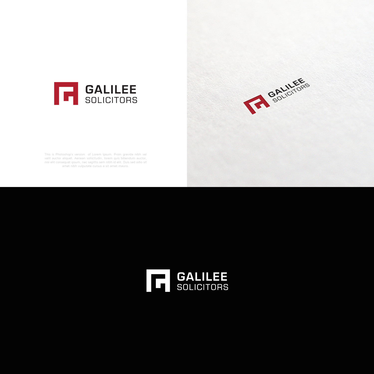 Logo Design by lorixart for Galilee Solicitors | Design #12555898