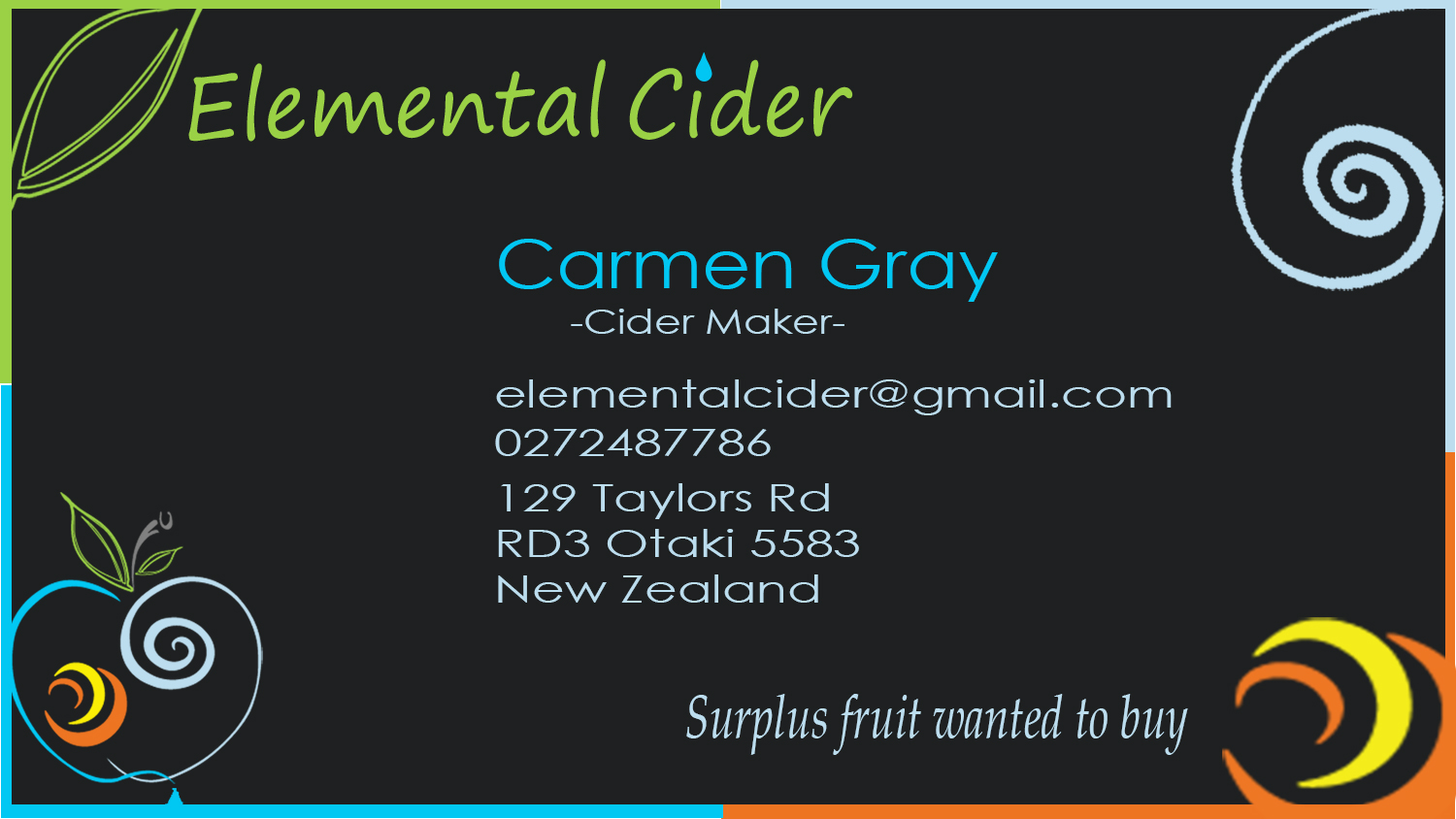 Logo Design by nikolapacariz for Elemental Cider | Design #12768302