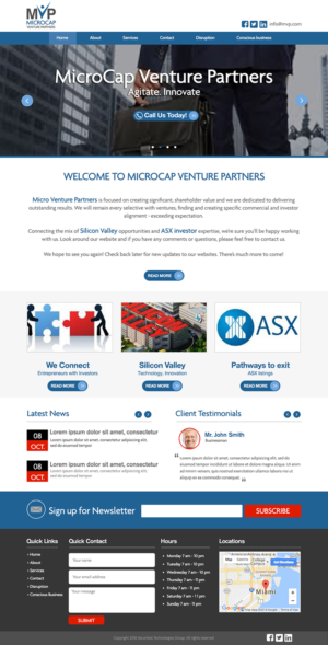 Diseño Web por Black Machine Grafx para este proyecto | Diseño: #12534098