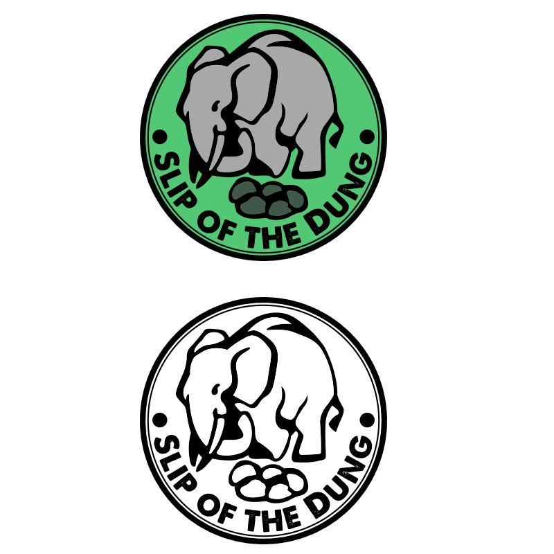 Logo Design by budiutomobudiutomo2015 for Slip of the Dung | Design #12540083