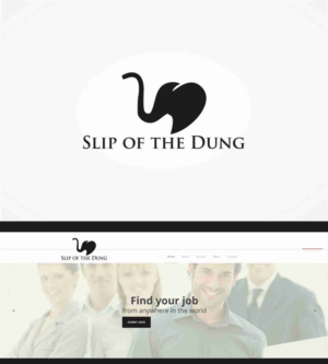Logo Design by Paulsein for Slip of the Dung | Design: #12511416