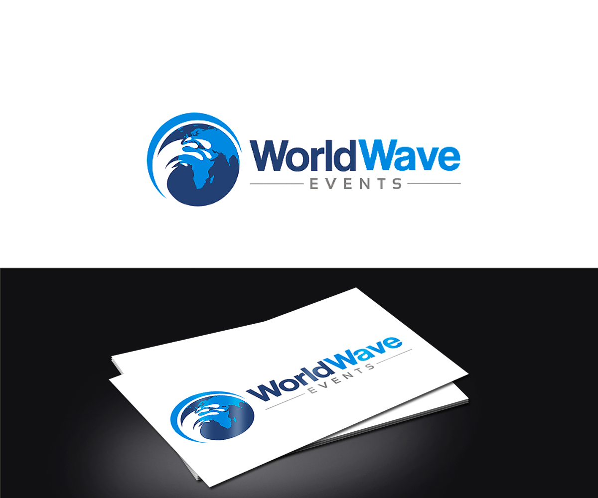 Logo Design by Vishak vasu for World Wave Events | Design #12599184