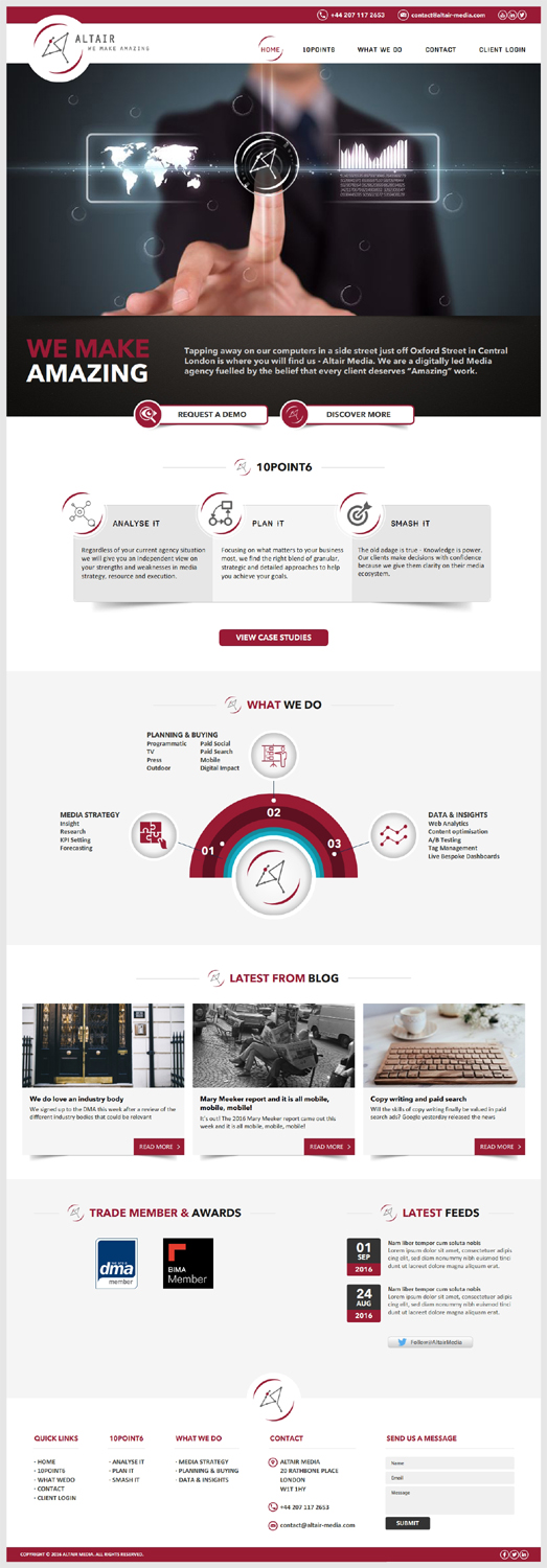 Web Design by -Marc- for this project | Design #12608096