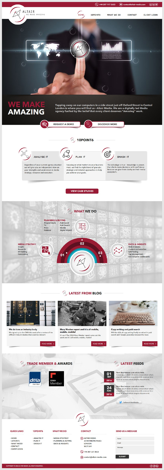 Web Design by -Marc- for this project | Design #12608192