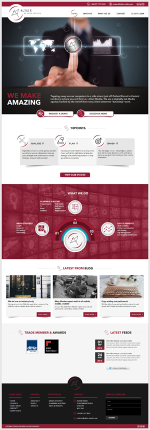 Web Design by -Marc- for this project | Design: #12608224