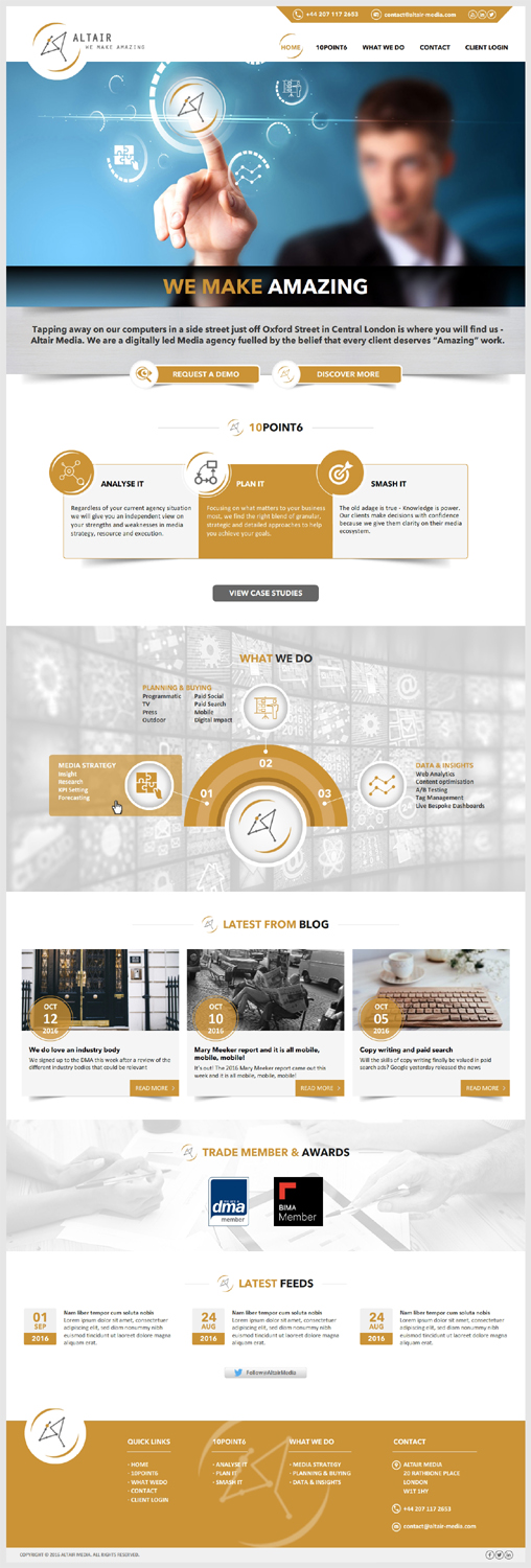 Web Design by -Marc- for this project | Design #12615944