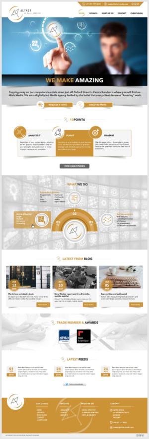 Web Design by -Marc- for this project | Design: #12615944